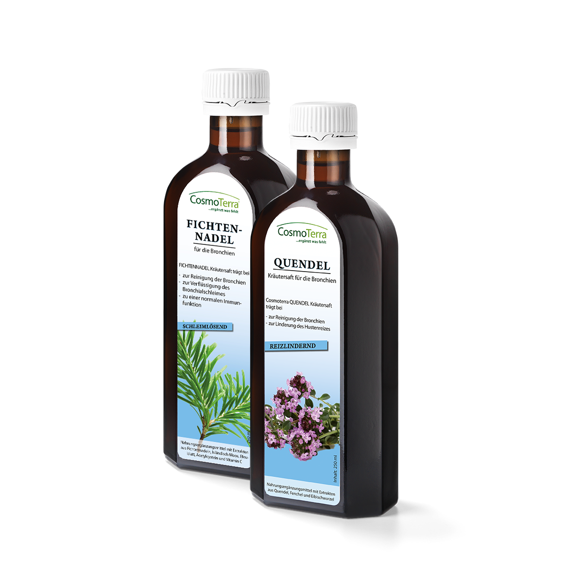 AKTION Cosmoterra - Quendel + Fichtennadel Kräutersaft